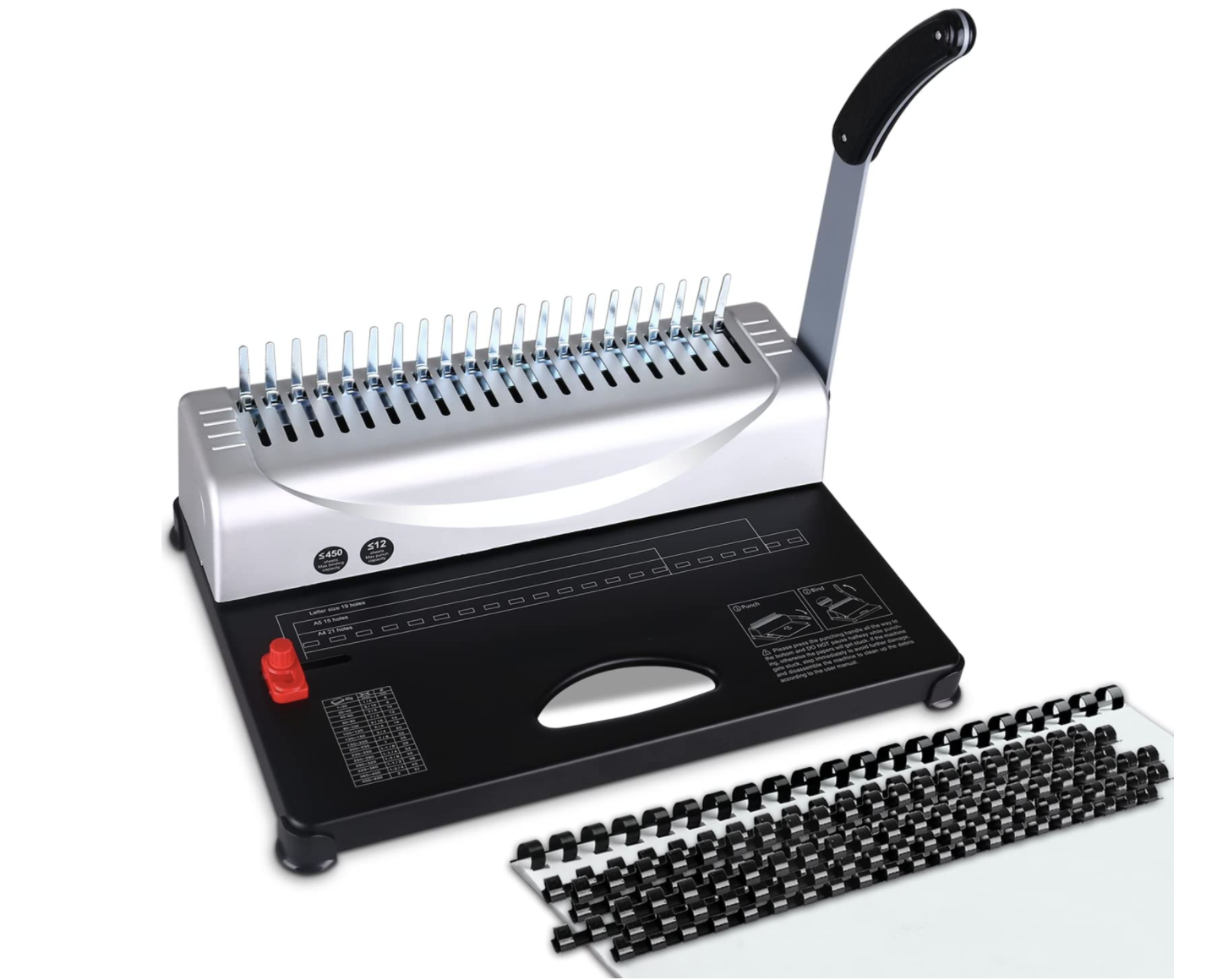 MakeEasy Spiral Binding Machine 21 Hole Punch Comb Binder MakeHaven   Screen Shot 2022 04 06 At 10.45.17 AM 